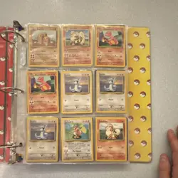 Pokemon TCG Base Set Mixed Lot includes Binder 162+ Cards - Image 2