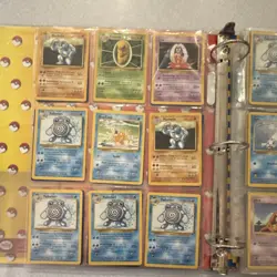 Pokemon TCG Base Set Mixed Lot includes Binder 162+ Cards - Image 3