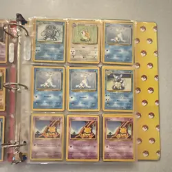 Pokemon TCG Base Set Mixed Lot includes Binder 162+ Cards - Image 4