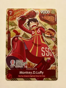 Let’s Feast Monkey.D.Luffy (Bandai Card Games Fest 24-25) P-080 One Piece Promo - Image 1