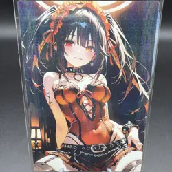 Tokisaki Kurumi Anime Waifu Card Doujin ACG Goddess Holo - Image 1