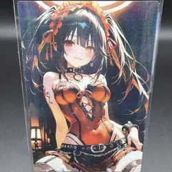 Tokisaki Kurumi Anime Waifu Card Doujin ACG Goddess Holo - Image 2