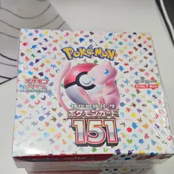 Pokemon TCG 151 Japanese Booster Box SV2a Card Stock Mew Japanese Edition - Image 1