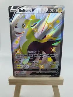 Pokemon Boltund V SWSH085 Promo Holo Basic Sword & Shield TCG Card - Image 1