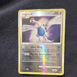 Pokemon Lugia Secret Wonders 14/132 Holo Rare Basic 90 HP Psychic Pokemon Card - Image 1