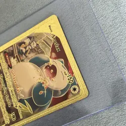 Pokemon Snorlax Gold Foil Fan Art Card - 150 HP - TG10 - Image 4