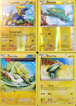 (4x) MANECTRIC ELECTRIKE - Pokemon Card Collection Set - Image 1