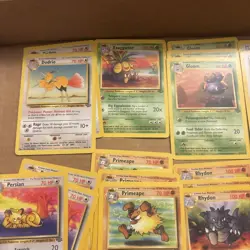 Jungle Set 202 Non-holo Pokemon Card Lot - MP / HP / DMG - Vintage WOTC - Image 2