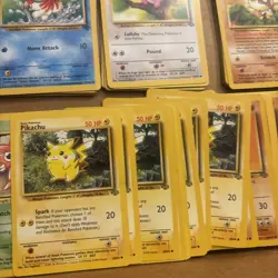 Jungle Set 202 Non-holo Pokemon Card Lot - MP / HP / DMG - Vintage WOTC - Image 5
