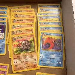 Fossil Set 170 Non-holo Pokemon Card Lot - MP / HP / DMG - Vintage WOTC - Image 4