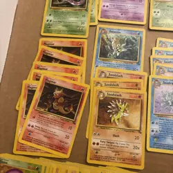 Fossil Set 170 Non-holo Pokemon Card Lot - MP / HP / DMG - Vintage WOTC - Image 5