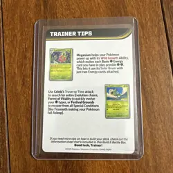 Mega Evolution Trainer Tip Card - Lucario - Image 2