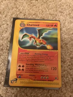 Pokemon TCG Charizard 40/165 Non-Holo Rare Card, Expedition Base Set - Image 1