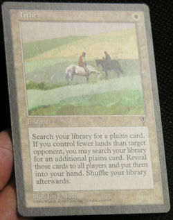 Tithe - MTG Magic the Gathering - Visions *NM* - Image 3