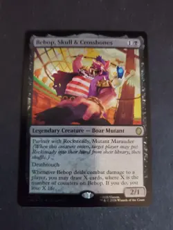 Bebop, Skull & Crossbones (Surge Foil) Teenage Mutant Ninja Turtles MTG TMT - Image 1