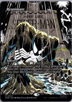Reanimate (Borderless) M Marvel Universe Eternal-Legal 20 NM Magic - Image 1