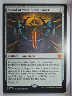 Sword of Wealth and Power - M26 - MTG - Outlaws of Thunder Junction (BIG) - Image 1