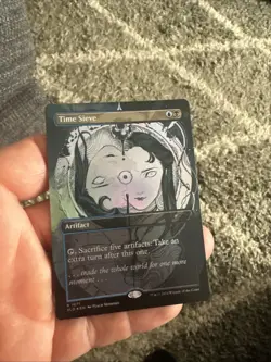 Magic: The Gathering Foil Secret Lair Time Sieve Foil Edition Peach Momoko - Image 1