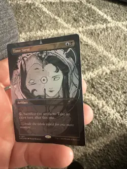 Magic: The Gathering Foil Secret Lair Time Sieve Foil Edition Peach Momoko - Image 3