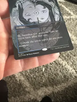 Magic: The Gathering Foil Secret Lair Time Sieve Foil Edition Peach Momoko - Image 4