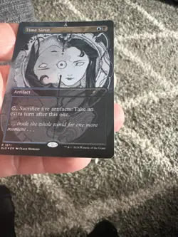 Magic: The Gathering Foil Secret Lair Time Sieve Foil Edition Peach Momoko - Image 5