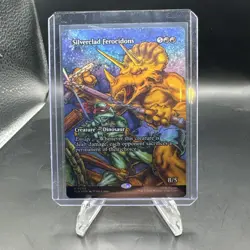 MTG Teenage Mutant Ninja Turtles Silverclad Ferocidons Foil (borderless) #9 - Image 1