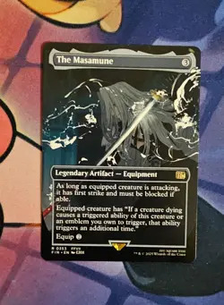 MTG The Masamune (Borderless) x1 Near Mint from Final Fantasy - Image 1