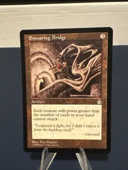 MTG - Magic The Gathering - Ensnaring Bridge - Stronghold - NP/NM! - Image 1