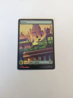 Forest (0195) *FOIL* Teenage Mutant Ninja Turtles NM MTG - Image 1