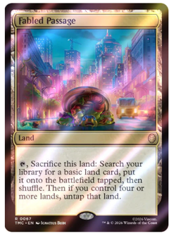 Fabled Passage - Surge Foil Teenage Mutant Ninja Turtles MTG - Image 1