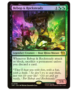 Bebop & Rocksteady - Foil Teenage Mutant Ninja Turtles MTG - Image 1