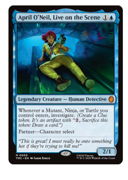 April O'Neil, Live on the Scene Teenage Mutant Ninja Turtles MTG - Image 1