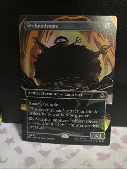 x1 Technodrome - Foil - Borderless M MTG Teenage Mutant Ninja Turtles M/NM, Engl - Image 1