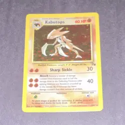 Pokemon Kabutops 60 HP Holo Rare Fossil 9/62 Wizards of the Coast 1999 Card - Image 2