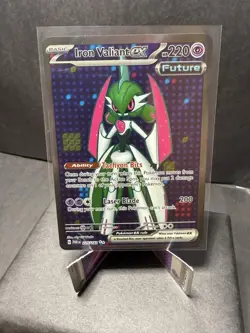 Iron Valiant ex #225 Pokemon Paradox Rift LP - Image 1
