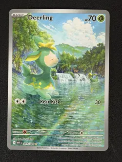 Deerling 091/086 Illustration Rare White Flare 2025 Pokemon SV IR NM - Image 1