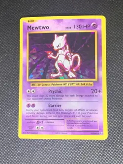 Mewtwo 51/108 Cracked Ice Holo - XY Evolutions Deck Pokemon Card - NM - Image 1