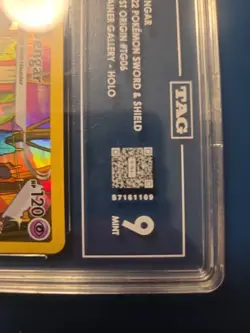 Gengar TG06/TG30 Pokemon Lost Origin Trainer Gallery Full Art Ultra Rare - TAG 9 - Image 2
