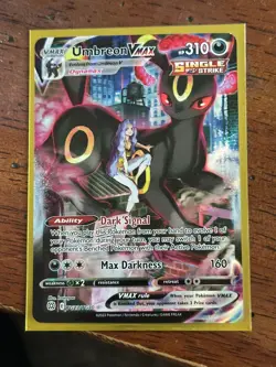 Pokemon Umbreon VMAX TG23/TG30 Brilliant Stars Trainer Gallery Holo 310 HP - Image 1