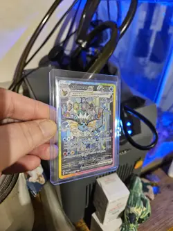 Pokemon TCG Prismatic Evolutions Vaporeon EX Card 149/131 NEAR MINT PACK FRESH - Image 2