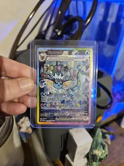 Pokemon TCG Prismatic Evolutions Vaporeon EX Card 149/131 NEAR MINT PACK FRESH - Image 3