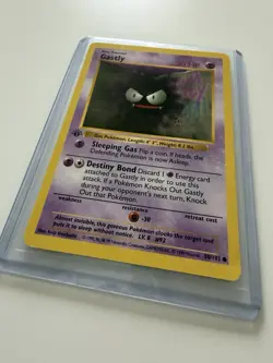 Pokemon TCG Gastly Base Set, Shadowless 1st Edition Common Card 50/102 - Image 4