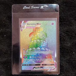 Alcremie VMAX 073/072 Shining Fates Secret Rare Full Art Holo 310 HP Pokemon TCG - Image 1