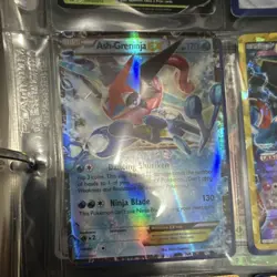 Pokemon TCG Ash-Greninja EX Holo Card XY133 Nintendo English Standard - Image 1