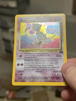 Pokemon Mew #9 Promo Swirl Holo Rare LP - Image 3