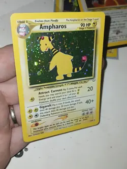 Ampharos 1/64 Neo Revelation 2000 Holo Rare Pokemon Card TCG - Image 2