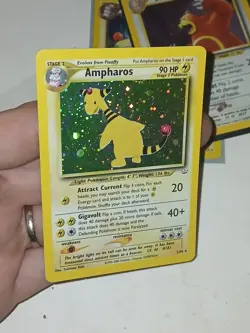 Ampharos 1/64 Neo Revelation 2000 Holo Rare Pokemon Card TCG - Image 3