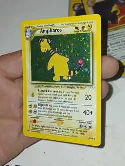Ampharos 1/64 Neo Revelation 2000 Holo Rare Pokemon Card TCG - Image 5
