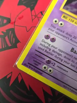 2016 Pokemon Evolutions Mewtwo Cracked Ice Holo 51/108 Rare Psychic Type - Image 4