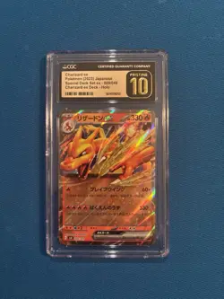 CGC 10 Pristine Charizard ex Holo 009/049 Special Deck Set Japanese Pokemon Card - Image 1